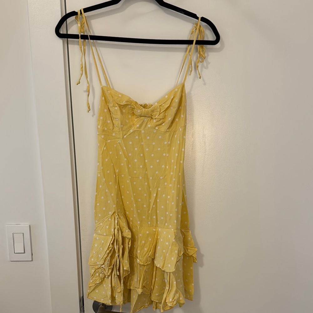Yellow Polka Dot Sundress
